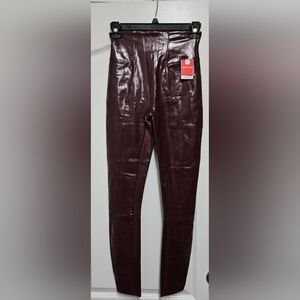SPANX Faux Patent Leather Leggings, Medium Tall.